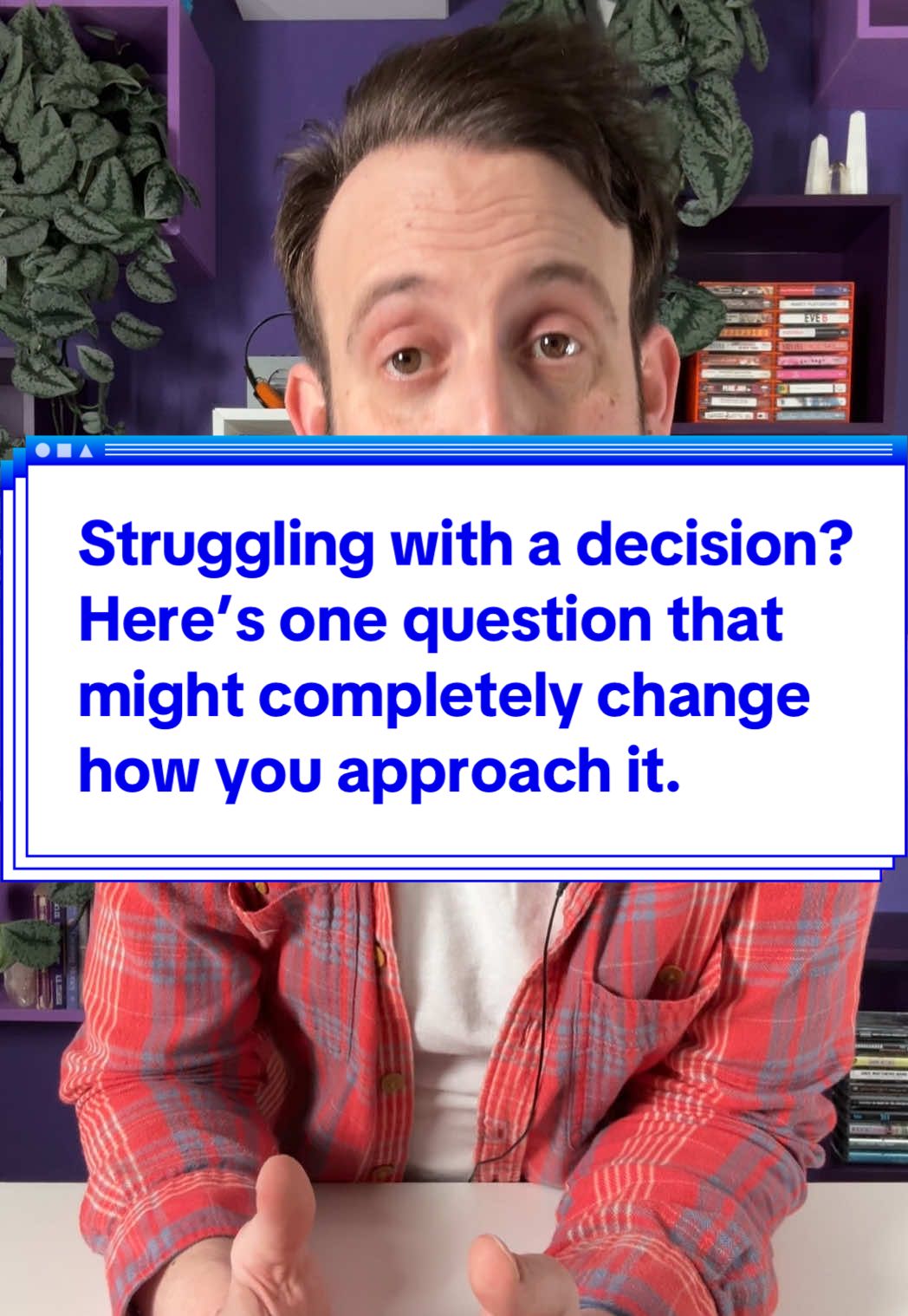 Struggling with a decision? Here’s one question that might completely change how you approach it.  #MentalHealth #therapy 