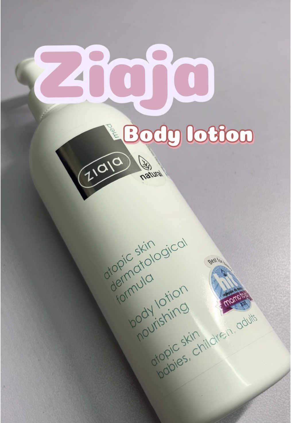 Nhũ tương ziaja body lotion #tiktok #xuhuong #viral #ziaja #bodylotion #duongam #atopic #review #chamsocda #babycare 