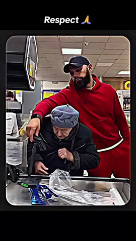 Respect and help the elderly 🙏 #respect #humanity #fyp 