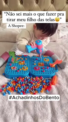 Quer o link do produto? 🛍️✨ 1️⃣ Me siga 2️⃣ Comente 'Eu quero' e te envio o link! 🔗O link está na bio!  #AchadinhosDoBento #brinquedoinfantil #diversaoeducativa #semtelas #miniengenheiro #infanciafeliz #aprendendobrincando #brinquedointerativo
