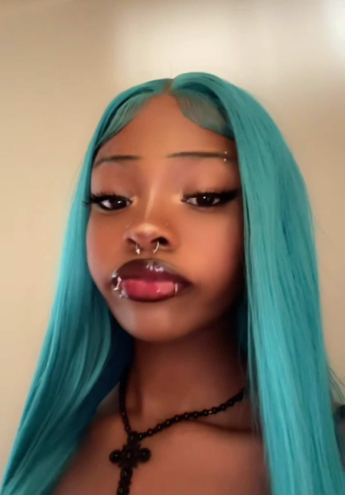 #blackaltgirl #xyzcba #alt #fyp #foryouu #virał #kawaii #bluehair 