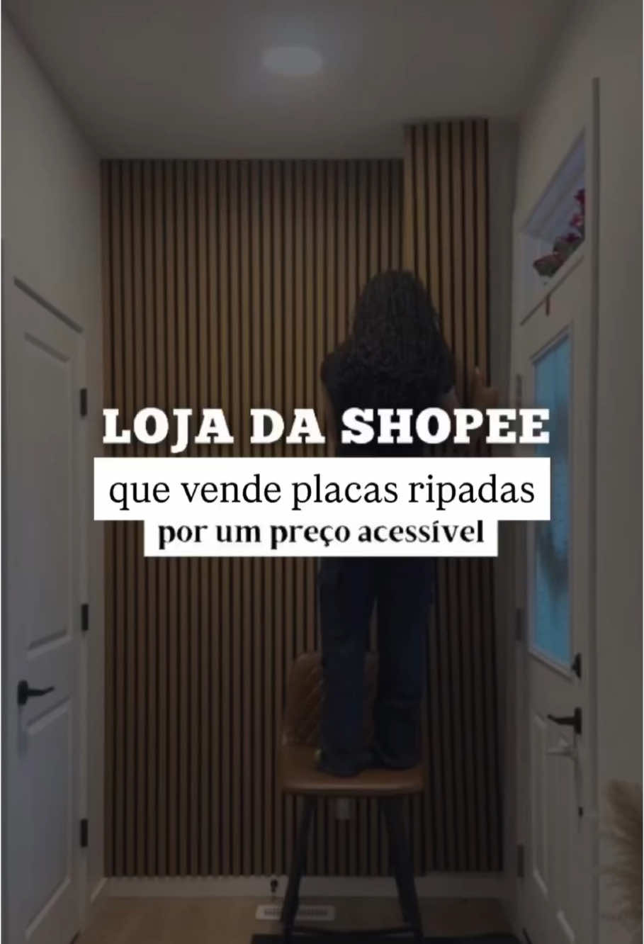 Essa é a única loja da Shopee que vende placas ripadas com 2m de altura com preço bem mais acessível! Gostou? Comente EU QUERO que envio o link! #painelripado #reforma #acheinashopee #shopeehaul #casadecorada #donadecasa #fouryou #virał  @⚡️Reeh⚡️  @⚡️Reeh⚡️  @⚡️Reeh⚡️ 