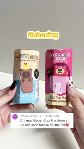Lâu gòy mới đi lại nhà sách Fahasa đoá 😝 #fyp #xuhuong #unboxing #hopmu #blindbox #hippers #capybara 