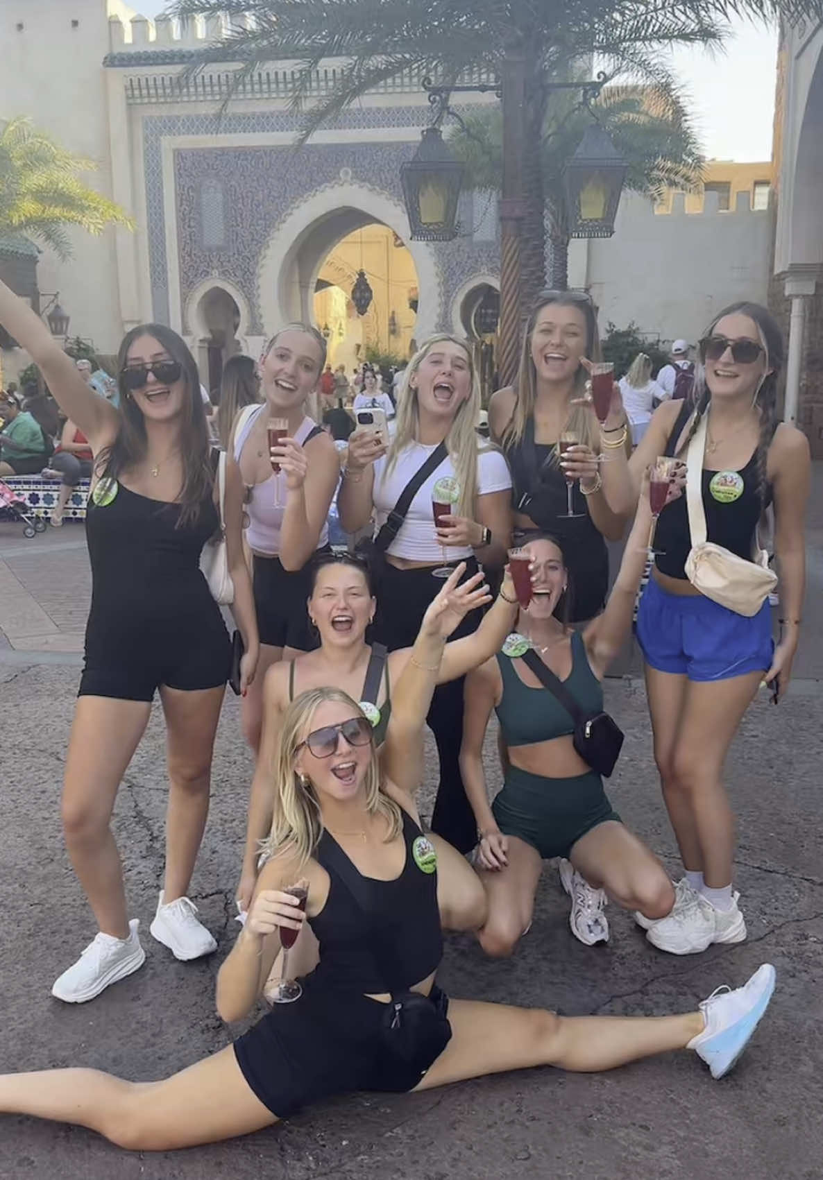 Conquering the world 1 drink at a time #epcot #epcotdrinkingaroundtheworld #seniors #disney #drinkaroundtheworld 