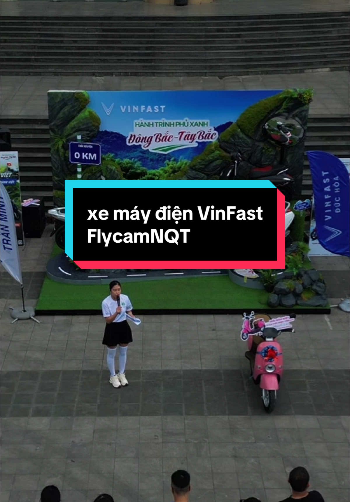 Tất cả đã sẵn sàng, thiếu mỗi bước trúng xe 🔋nữa thôi :)) #xemaydienvinfast  #flycamnqt #sukien 