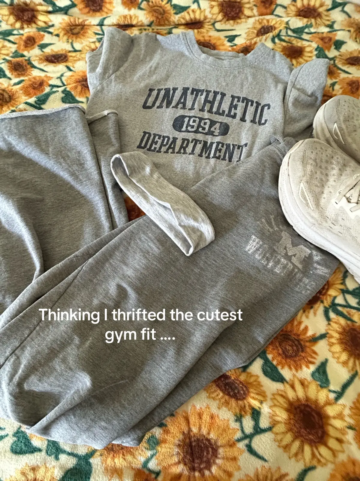 The odds of this was crazy I’m still in shock lol 😩 found the same cute gym shirt in both our sizes in different thrift stores three days apart !!!!! Like helllo #GymTok #fyp #viral #gymcouple