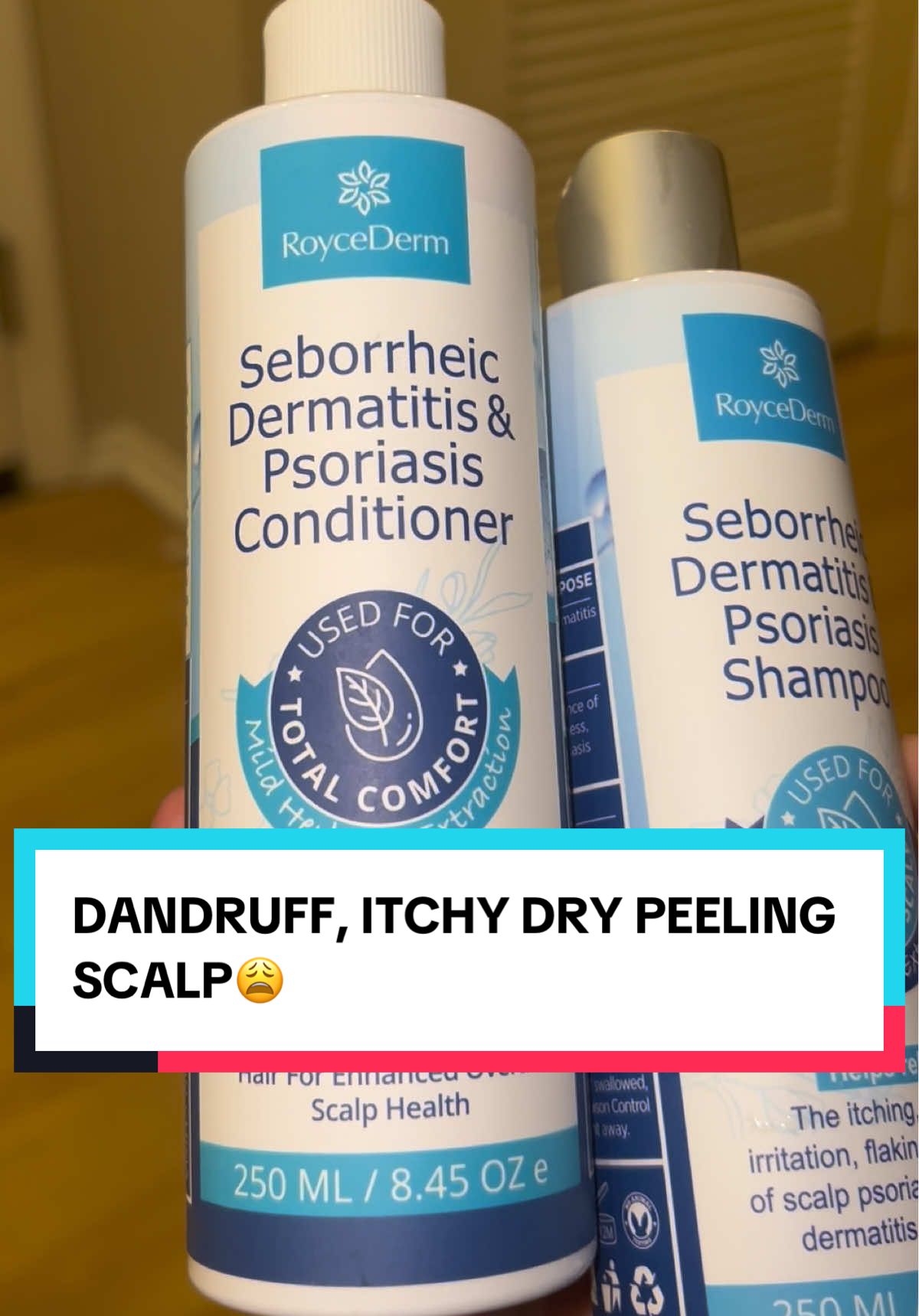 It works so well!  #dandruff #itchyscalp #scalpcare #psoriasis #dermatitis #shampooandconditioner #scalp 