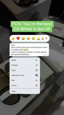 When something is good, it’s GOOD😍 #resumewriter #cvwriter #cv #fyp 