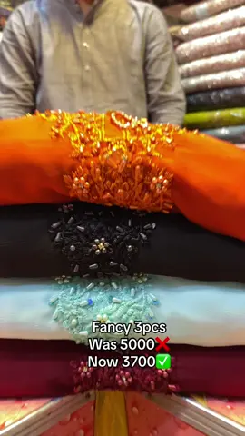 \\\New arrivals/// Fancy 3pcs dress Fabric sheffon  Size small meduim  Limited stock  For order msg on WhatsApp  #unfreeze #fyp #trending #viral #grow #eidcollection 