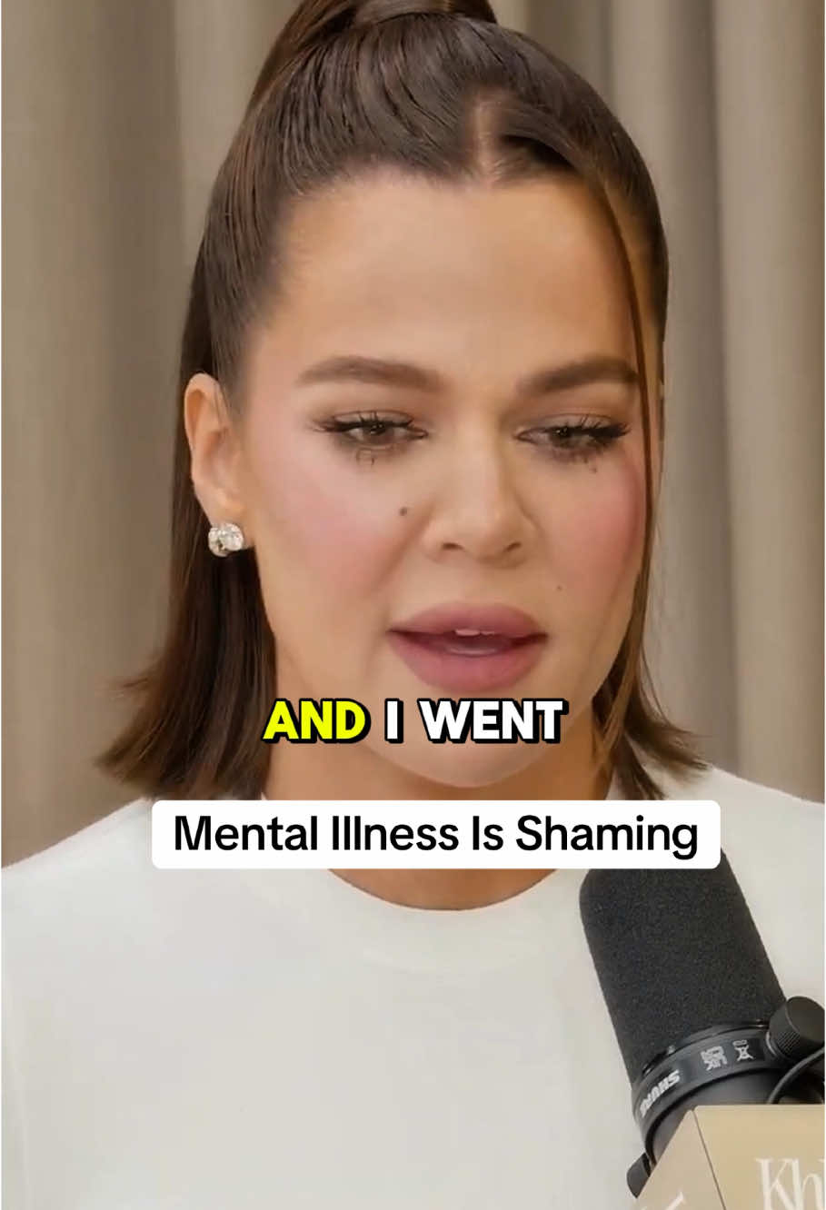 Mental Illness Is Shaming #khloekardashian #khloe #podcast #podcastclips 