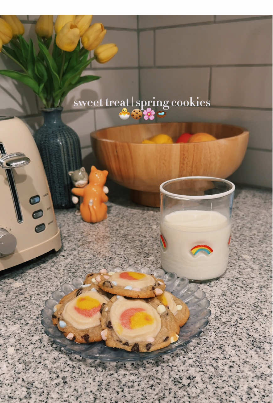 so yummy !! inspo @kayla gresh 🫶🏼 #cookies #baking #springcookies #sweettreat #weeklytreats #spring 