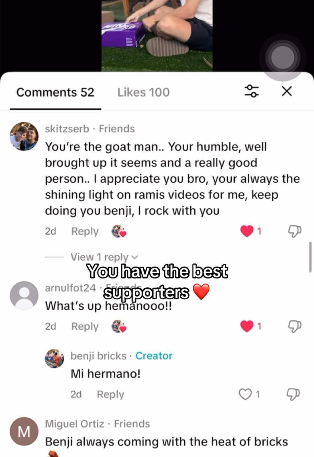 Shoutout to my amazing hermanos for the endless love! ❤️ I'll keep pushing to create the best content for you. Our goal now is to reach 1k followers 🙌 #smallcontentcreator #smallcontentcreatorsupport #sneakercontent #sneakerreseller 