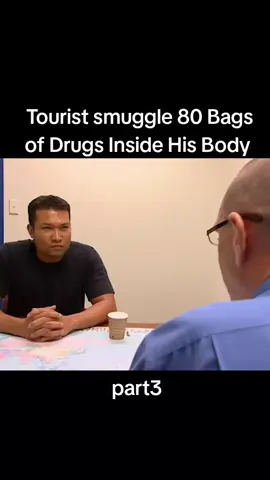 Tourist smuggle 80 Bags of Drugs Inside His Body  #inspection #airport #policeofficer #tourist 