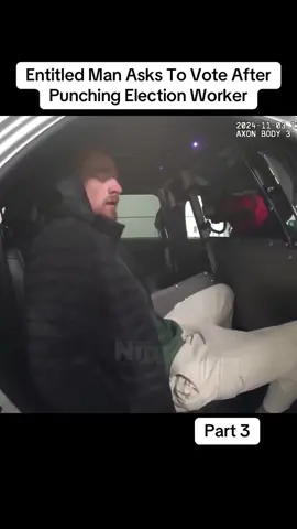 Entitled Man Asks To Vote After Punching Election Worker #cops #police #policeofficer 