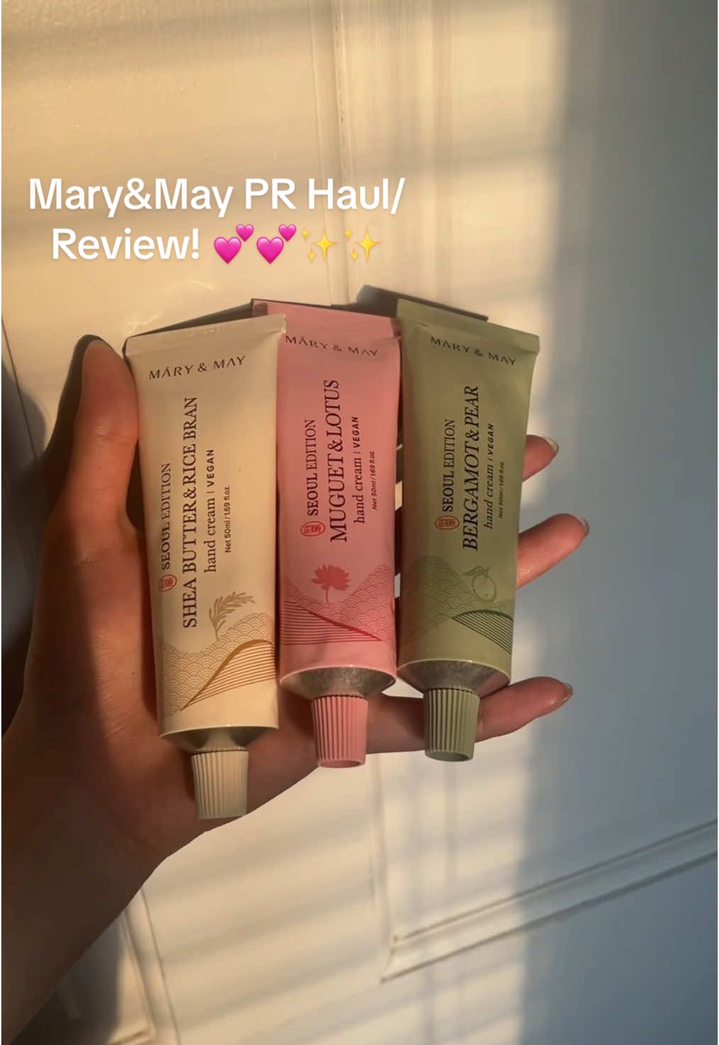 MUST HAVE FOR HYDRATING HANDS FOR THE COLD DAYS!! | Buy on Yesstyle!! You can use my code, SHERRYY890 At checkout! On the Rewards Code Line! | @Mary&May Influencers | #yesstyleinfluencer #hydration #glowing #glow #hydrate #trio #set #maryandmay #fyp #xyzbca #pr #fypシ゚viral 