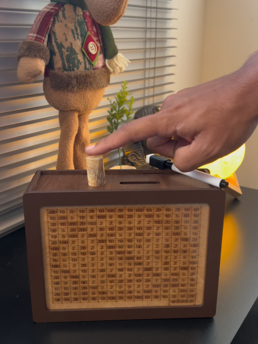 Guardar dinheiro nunca foi tão fácil (e bonito). WoodBox: o método japonês em ação!