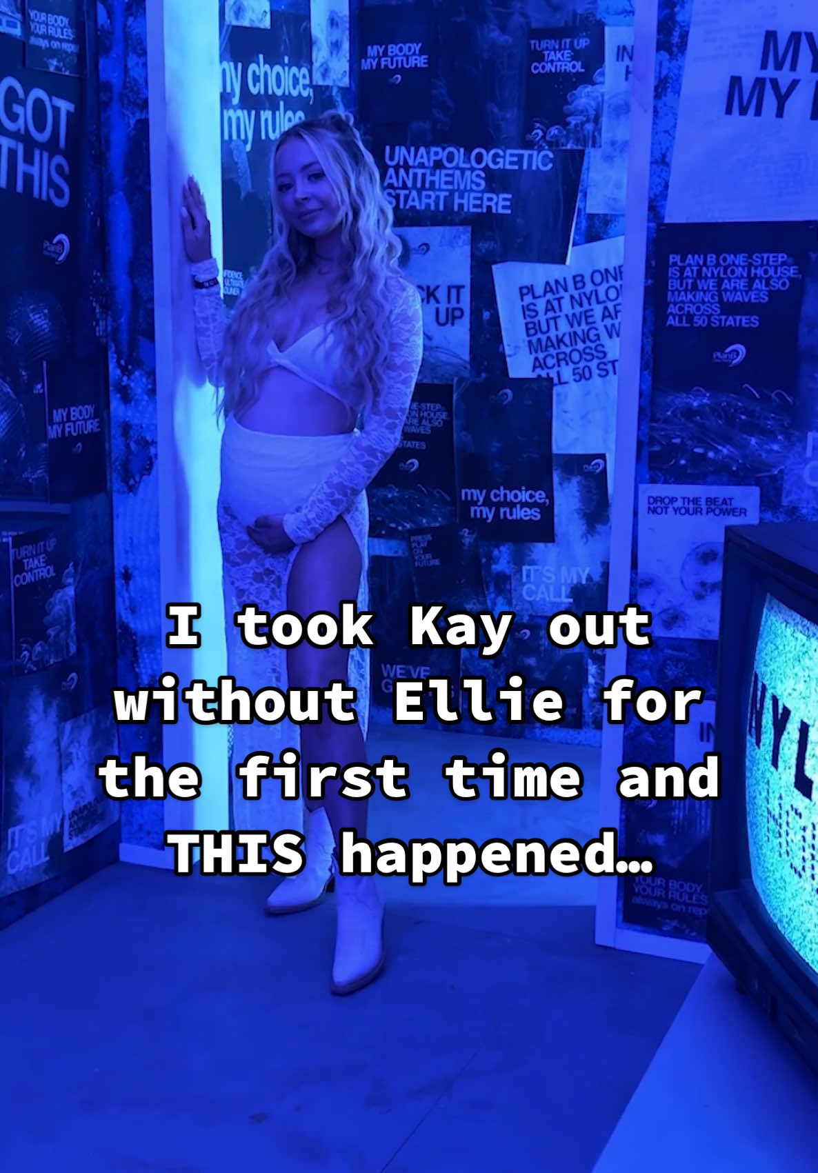 Wait… Kay looked ICONIC at the events! 🥹❤️ backstory ::: Kay and I had to leave for 2 days for some work stuff, and to attend some events! We had to leave Ellie at home for the first time in 16 months, and it’s been hard not having her around us every day! But we had to go and are trying to have a good time in the process! We headed to Indio and got lucky because while we are here it’s Coachella week, so we attended some of the after parties with friends! We stopped at Nylon House and Zenyara for our last night after working, and Kay got glammed up for it! She deserved it because she’s been working so hard! She ended up looking so good and it was such a fun night! Even our new baby bug 🐞 was dancing! 😂 We definitely need to come back and actually do Coachella next time, but we will have to just bring Ellie with us and have a family member play with her at the hotel while we are there, so we can see her when we get done! 😂😂 #kayandtayofficial #couples #relationships #pregnant #postpartum 
