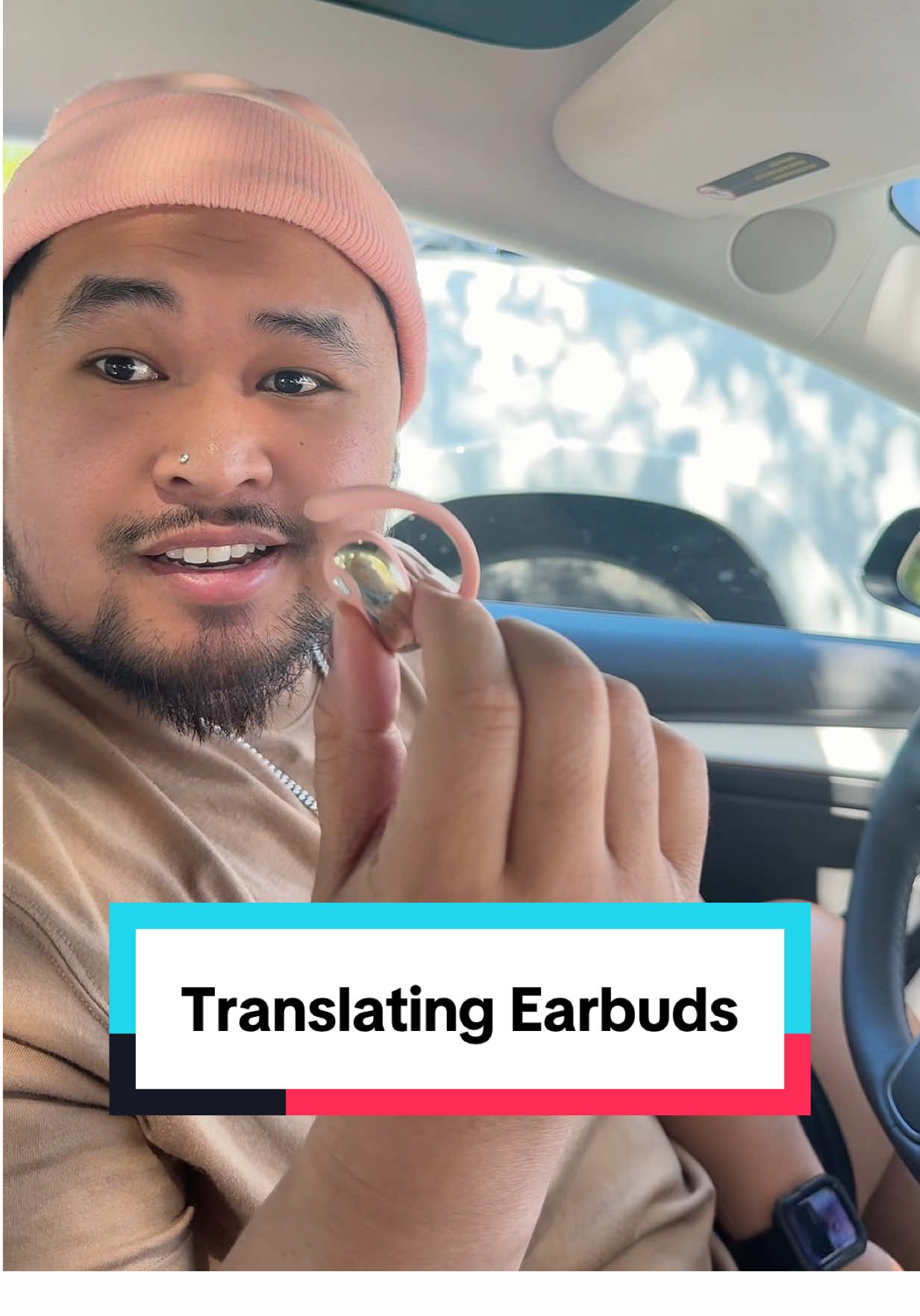 My Mexican family actually thought he’s Mexican 🤣  #Miniso #MinisoMS188 #Translating #TranslatingEarbuds #translationearbuds #Earbuds #TiktokMadeMeBuyIt 