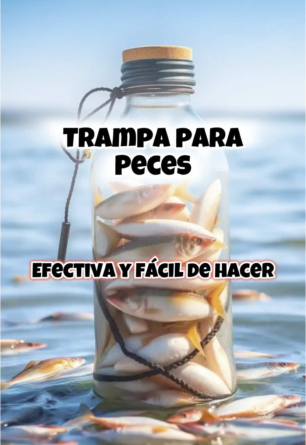 Trampa para peces 🍾 #pesca #virals #fishing #reelsviral 