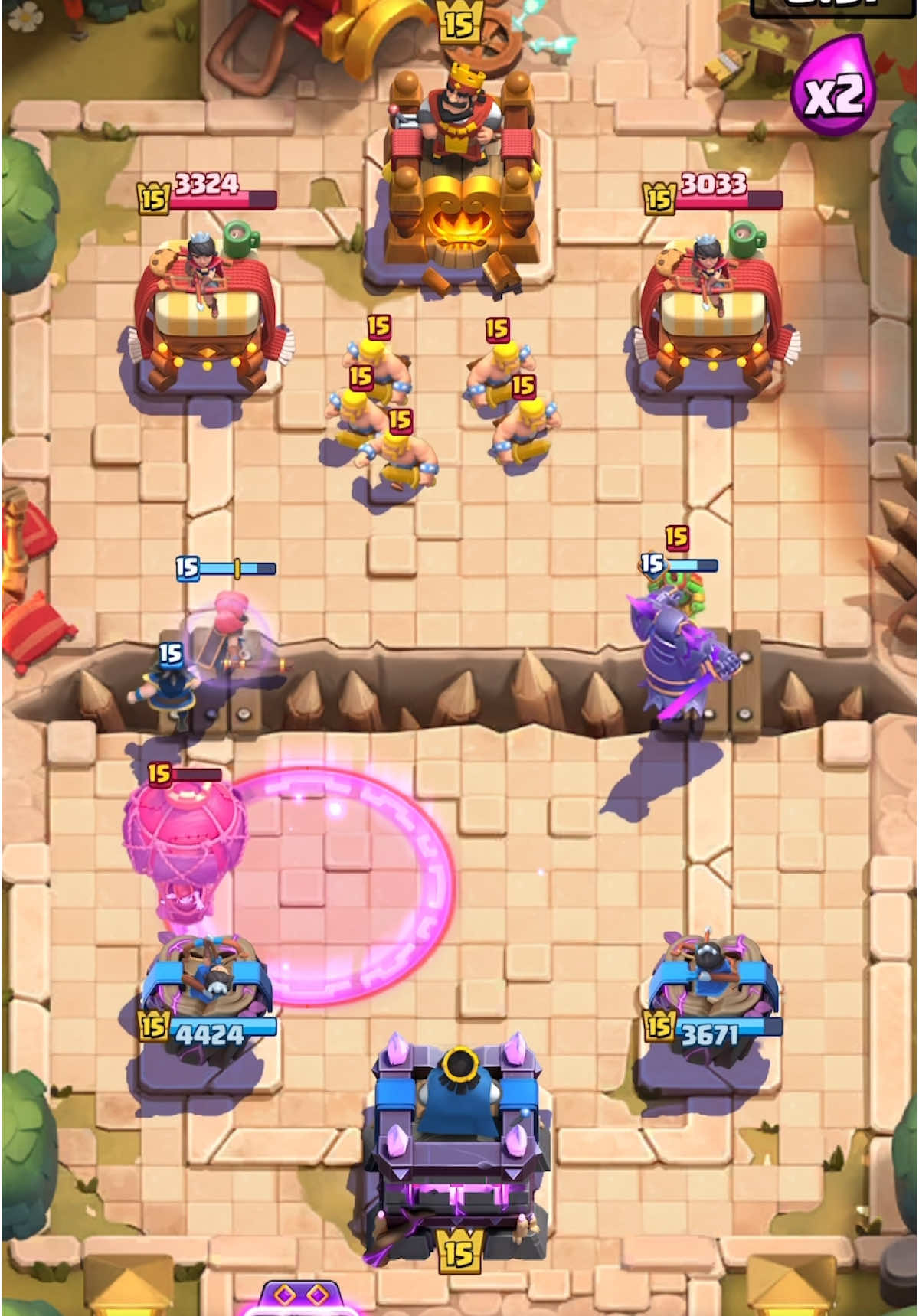 Going against a crazy deck #clashroyale #clash #clashroyaledaily #clashroyalemoments #supercell #tiktok #youtube #fyp #clashroyaletips #clashroyalememes #clashroyaledeck #clashroyal #fy 