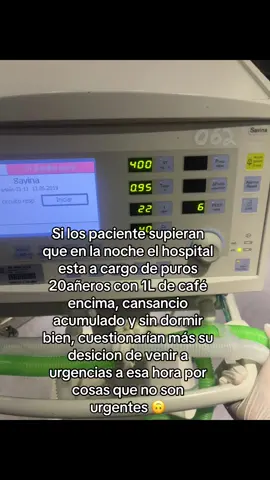 No se crean a veces nos avala un residente (a veces Dios) #hospital #urgencias #f #guardia 