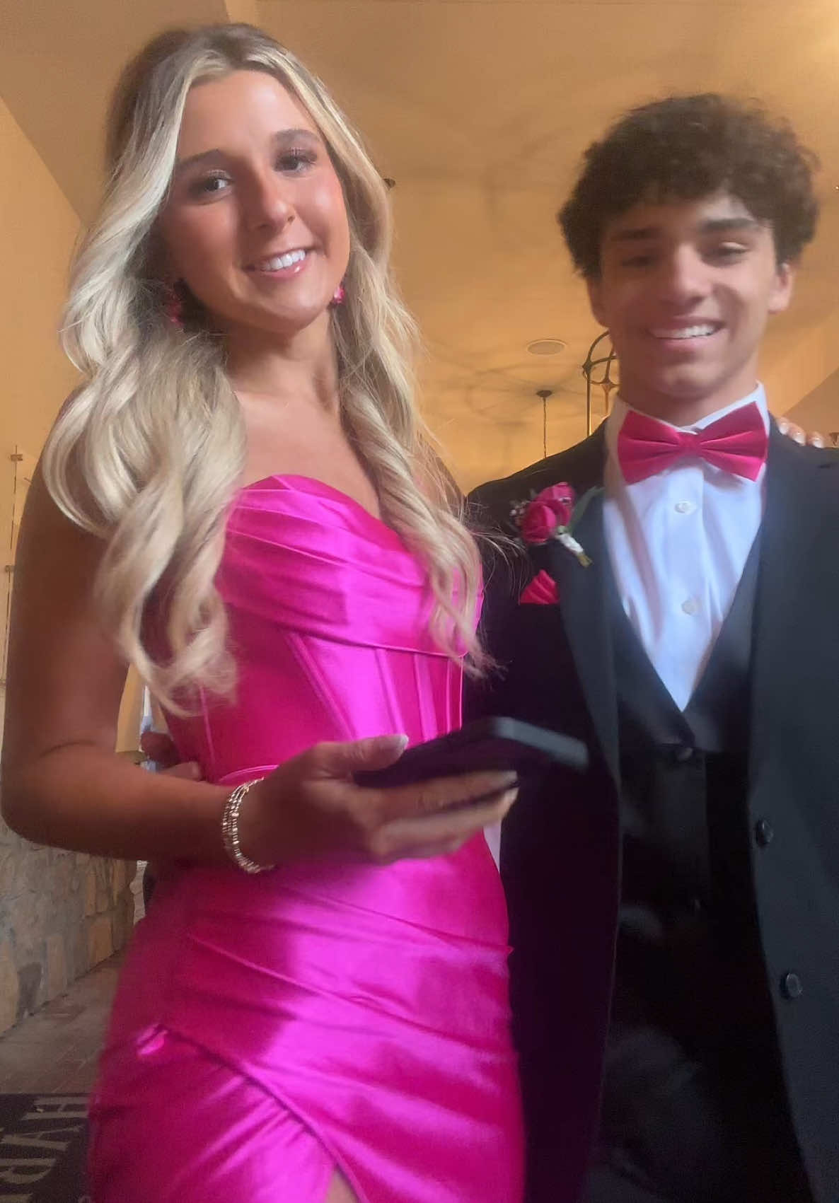 junior prom 💗💗 @George_Ritchey  #prom #fyp #glitzandgowns #promdress 