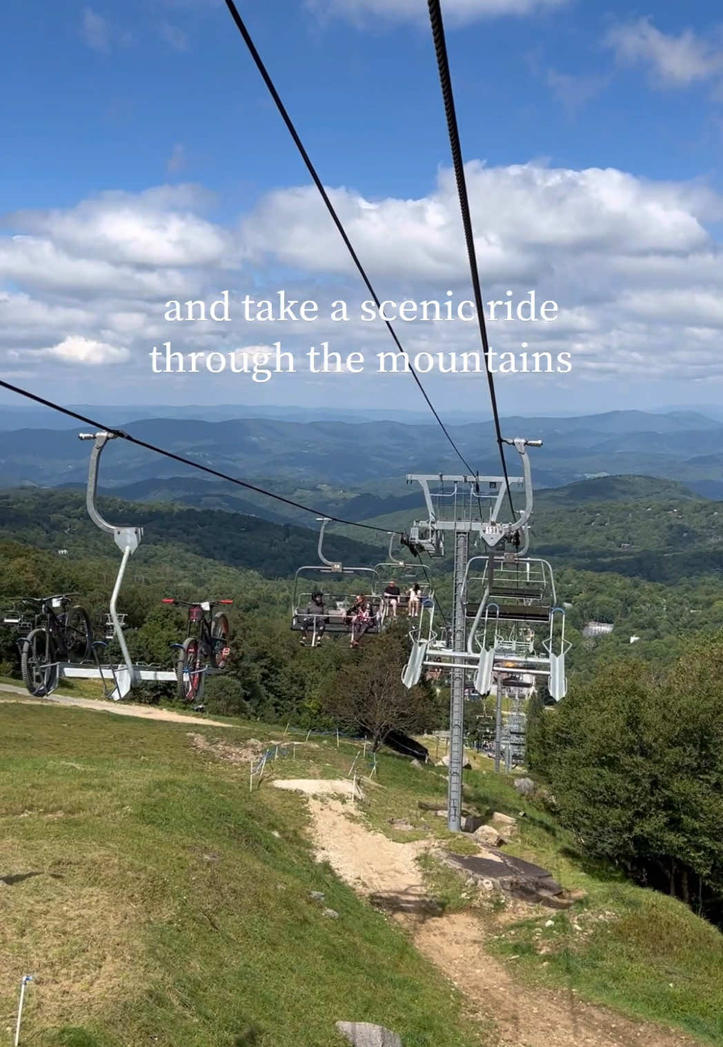 ⛰️😍 Have you ridden the chairlift in @beechmtn resort, yet? I recently visited @beechmountainnc and this was the highlight of my trip!! The ski lift takes you up on a peaceful ride over looking the blue ridge mountains and the views are incredible!! My friends and I rode this together and it was such a cool experience!!! Also, once you get to the top there’s a restaurant and a bar. Grab a bite to eat while overlooking the mountainside!! That was my favorite part!!! This was such an amazing experience and you’re going to want to check it out !!! ✨ Add this to your North Carolina bucket list and follow me @raleighwanderlust for more!!! 🎟️ Ski lift tickets are $17.00 per person 📍 1007 Beech Mountain Pkwy Beech Mountain, NC 28604. #northcarolina #beechmtn #beechmountain #skilift #chairlift #ncbucketlist #ncmountains #travelnc #blueridgemountains #visitnc #scenicviews 