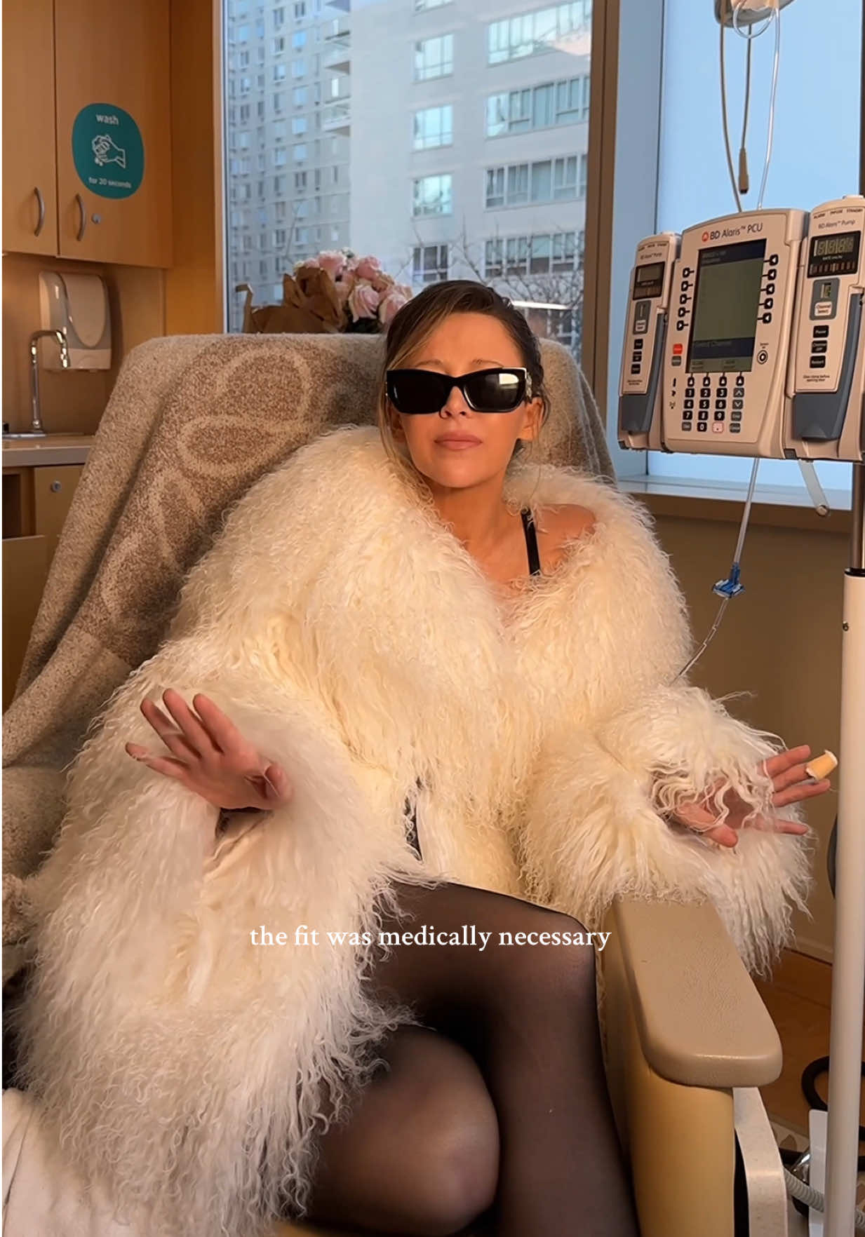 our husband just said he’s never seen the devil wears Prada should i call a the priest or the lawyer ?! i know what we are doing tonight. #bridgetandmike #chemo #breastcancer #ourhusband 