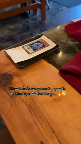 Love getting compliments when paying with it. Lot of yugioh fans out there 💯 #blueeyeswhitedragon #yugiohcommunity #yugiohtiktok #creditcardskin #debitcardskin #setokaiba #yugiohcards #creditcardsticker #debitcardstickers #yugiohtcg #tiktokmademebuyit 
