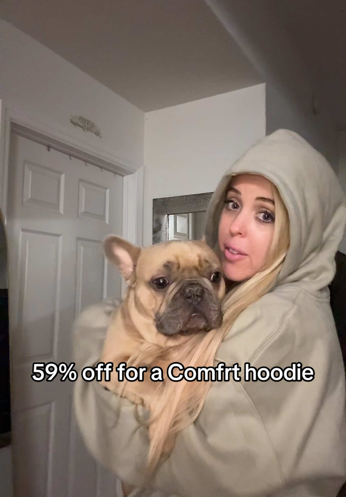 59% off for a Comfrt hoodie. @Comfrt #comfrt #comfrthoodie #hoodie #dogs #dogcheck #sale #comfort #hoodie 