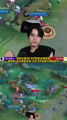aksi dyrenn bikin bengong para streamer #MLBBGoldenMonth #MLBB #MobileLegendsBangBang #RRQHOSHI #rrqdyrennn #reaksistreamer 