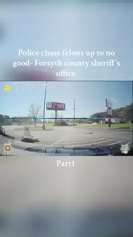 Police chase felons up to no good- Forsyth county sheriff's office  #cops #copsoftiktok #copsontiktok #police 