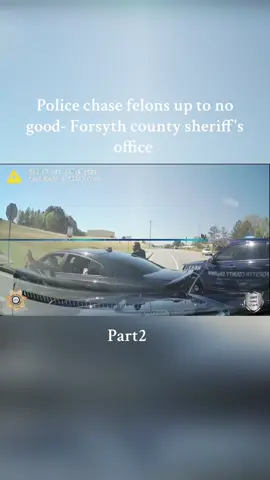 Police chase felons up to no good- Forsyth county sheriff's office  #cops #copsoftiktok #copsontiktok #police 