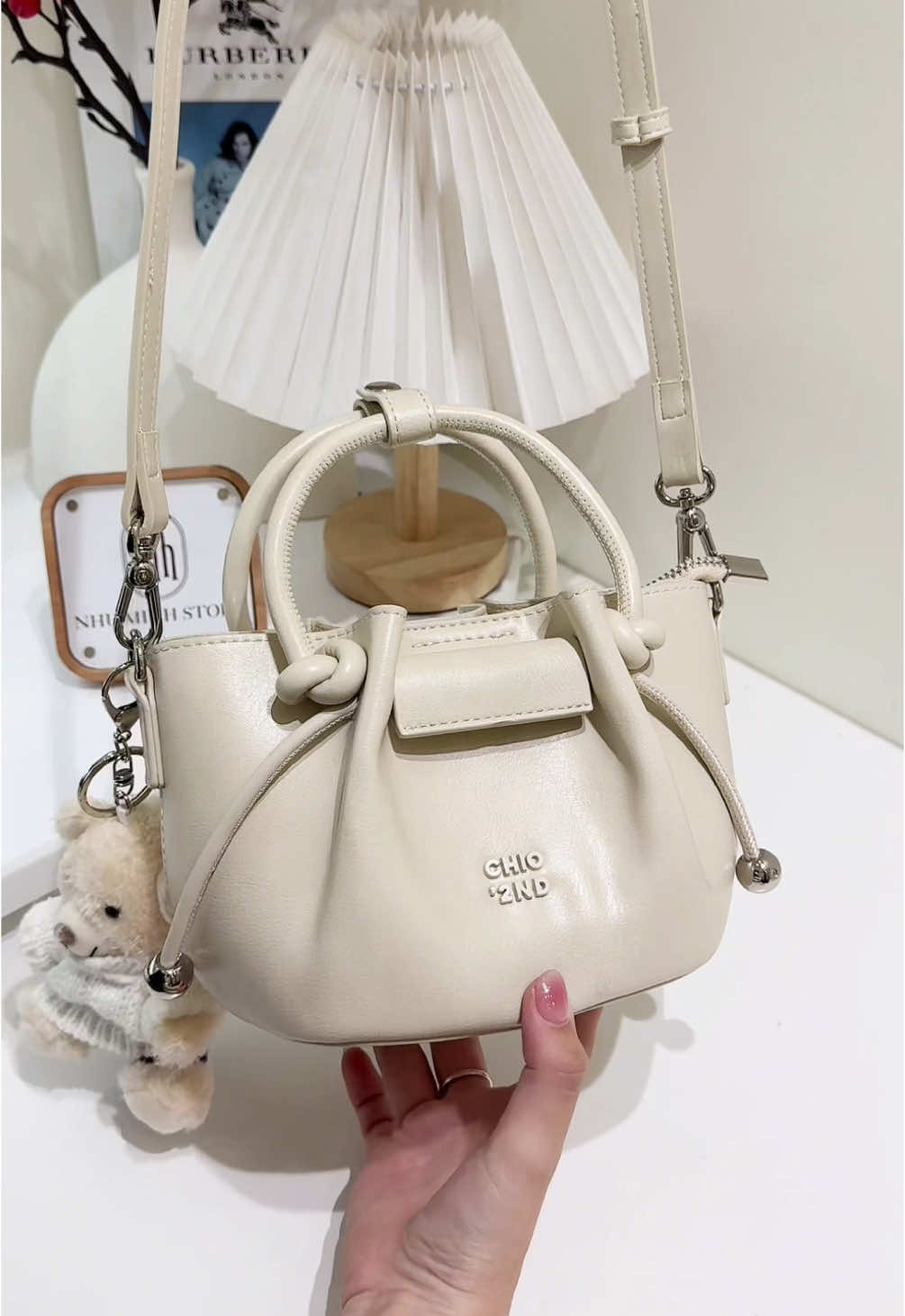 Unbox túi Chio2nd kèm charm gấu #xh #nhuminhstore #xuhuong #chio2nd #tuichio2nd #viral 