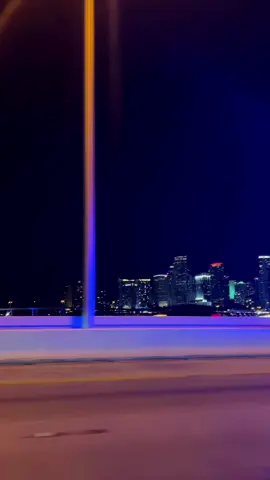 Miami at night > #305 #miamibeach #nightdrive #florida #fyp #miamiflorida 