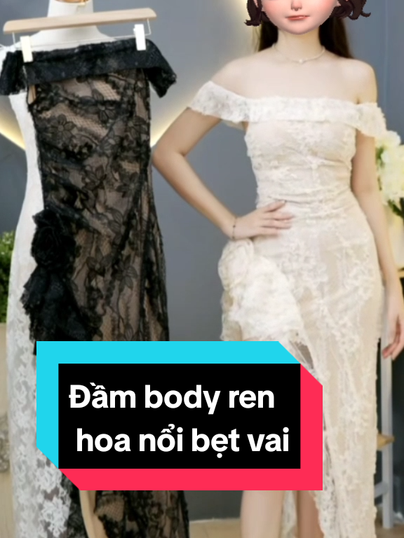 Đầm body ren hoa nổi bẹt vai #thoitrang #xuhuongthoitrang #xuhuong #thoitrangtreem #trending #aot #damxinh #vayxinh #damthietke #LearnOnTikTok #vaythietke #CapCut 