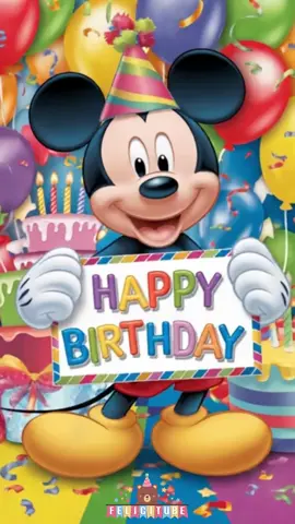 Mickey Mouse Happy Birthday Song and holding a Birthday sign Mickey Mouse con un cartel y cantando la cancion de Happy Birthday   #mickeymouse #birthday #mickey #happybirthday #disney #sign #cumpleaños