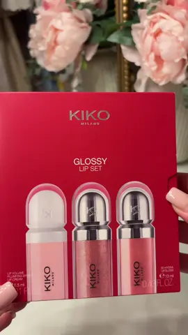 @KIKO Milano Glossy 3-Peice LipSet #makeup #virał #beautycontent #fyp #kikomilano 