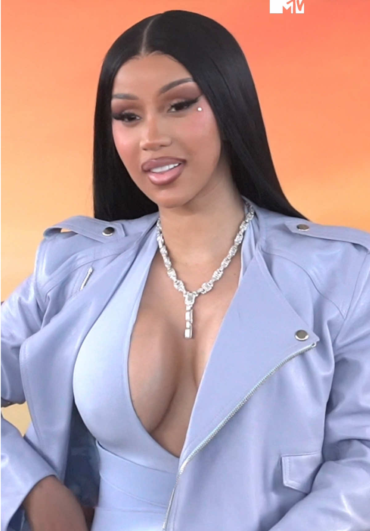 Cardi B stuns in lilac at Revolve Festival in Coachella Valley 💜 #CardiB #Coachella #RevolveFestival #Coachella2025 #MTVCeleb @Cardi B 