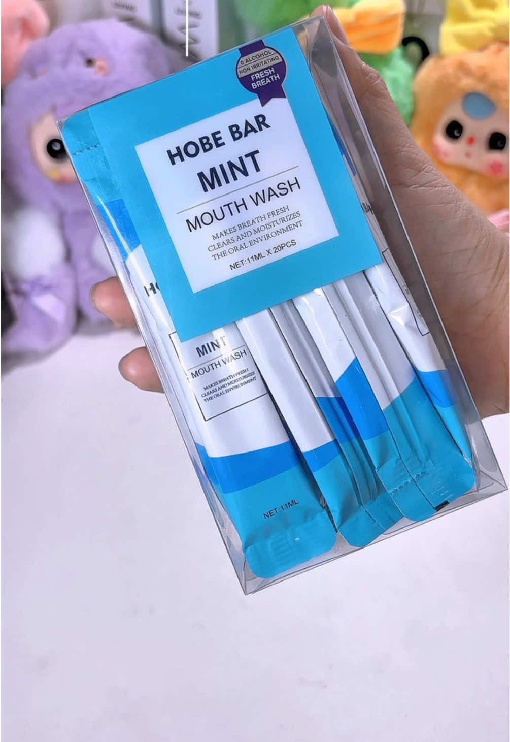 Nước súc miệng gói hobe bar mint , tiện lợi mỗi khi đi du lịch #unboxingvideo #unbox #xuhuong #nuocsucmieng 