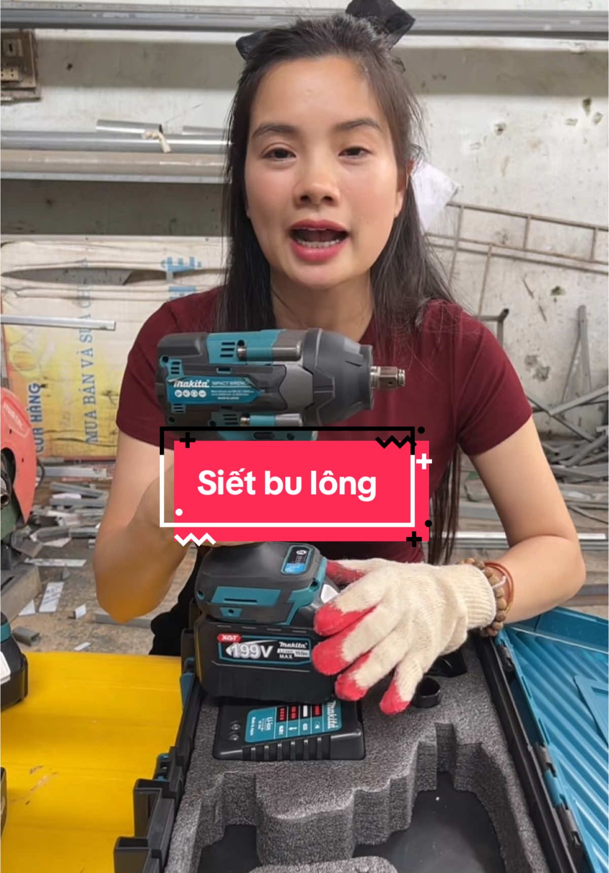 Siết bu lông Makita #thanhmai92 #cokhi #sietbulong #sietbulongmakita 