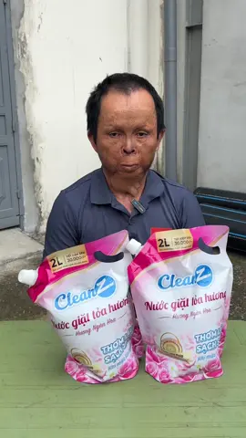 Nước giặt CleanZ ạ. Em Khang cảm ơn các bác ạ! #nuocgiatcleanz #xuhuong 
