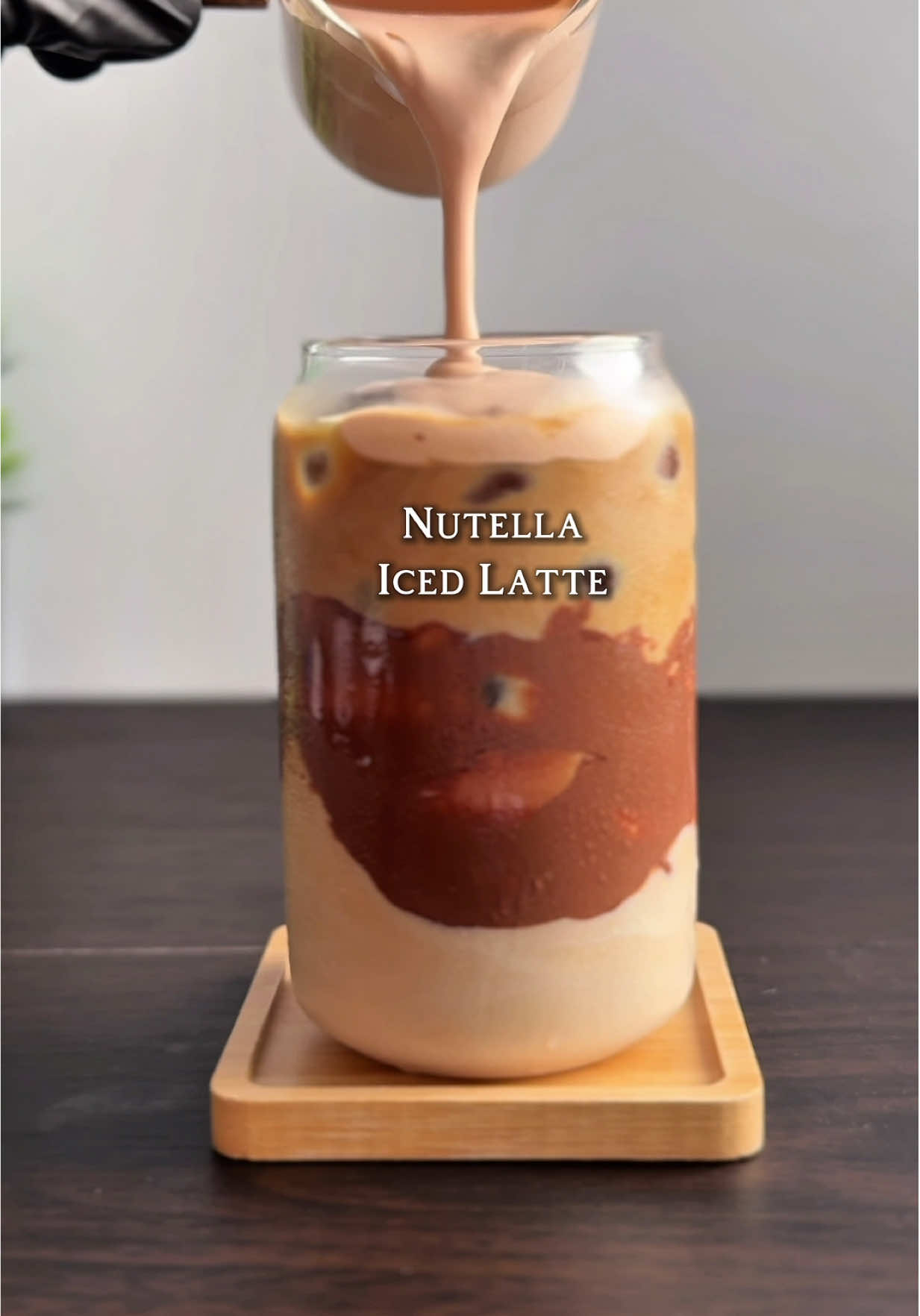 NUTELLA ICED LATTE Ingredients⤵️ Nutella spread 2 tsp instant coffee powder+60ml hot water All purpose cream Milk Ice #fypage #fyp #foodtiktok #drink #drinkrecipes #easydrinkrecipe #sweet #summervibes #summertime #beattheheat🔥 