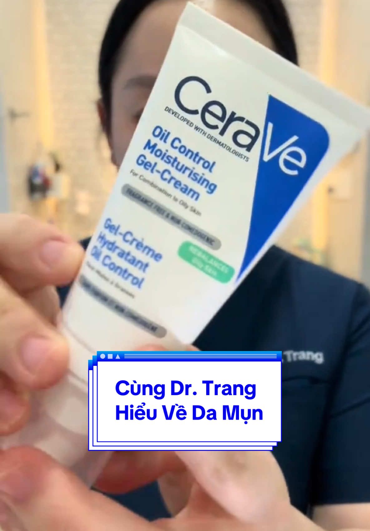 Giữ cho da luôn mịn màng với Gel Dưỡng Ẩm Kiềm Dầu CeraVe, cấp ẩm chuyên sâu mà vẫn kiểm soát dầu nhờn hiệu quả! #CeraVe #CeraVeVietNam #ThamSau10Lop #DaKhoeDiem10  