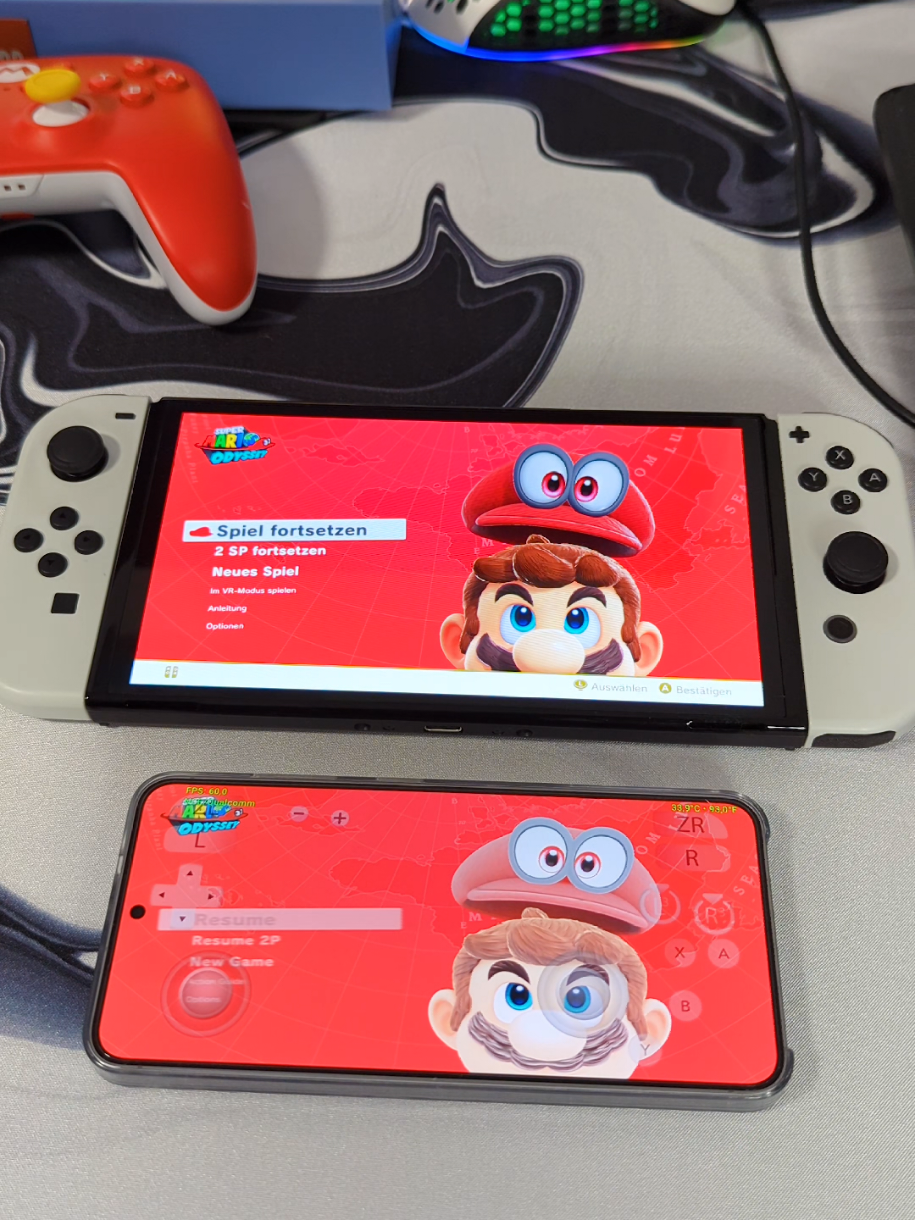 Super Mario Odyssey Testing on Samsung S25 #samsung #s25 #snapdragon @snapdragon @samsungde #supermario #supermariobros #tiktok #viral #games #gaming 