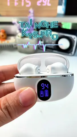Tai nghe Bluetooth KY5-Pro có vuốt tăng giảm âm lượng trên thân tai, kết nối được tất cả các dòng điện thoại, chất âm bass cực sâu đem lại trải nghiệm nghe nhạc chơi game mà không lo bị delay #tainghe #tainghebluetooth #tainghekhongday #airpods #taingheky5pro#xuhuongtiktok #FindltAtWatsons #fyp #unboxing #ginastore7 