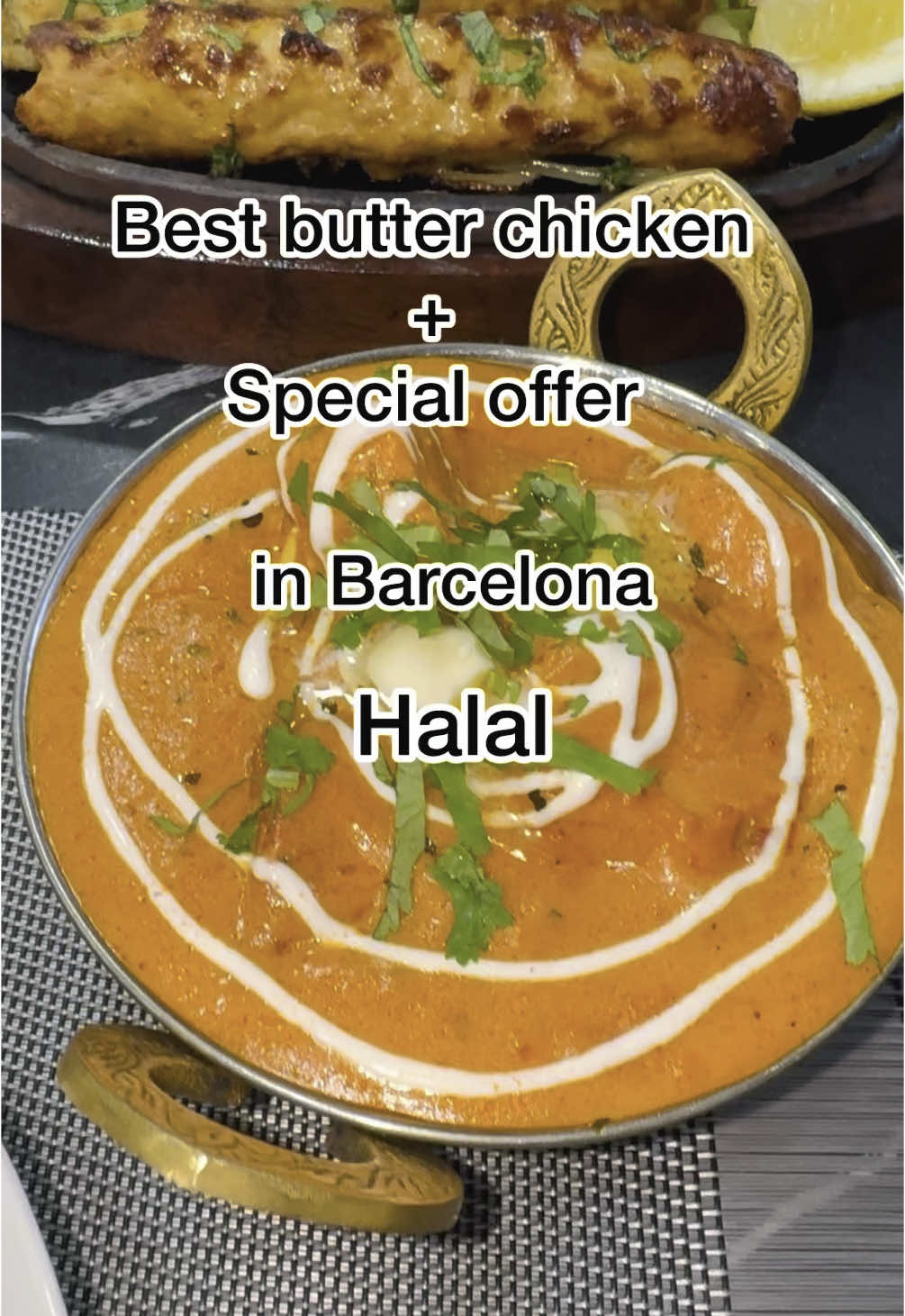¿Quieres probar el mejor Butter Chicken y aprovechar una oferta limitada de pollo? Entonces este es tu lugar: Punjabi Dhaba & Family Restaurant. @PUNJABI DHABA  Direccion: Pça. Espanyola, 13, 08903 L'Hospitalet de Llobregat, Barcelona. #ButterChicken #GrilledChicken #HalalFood #PunjabiDhaba #TopLocalEateries #RecommendTopLocalEateries #ShareStunningMountainViews #LifestyleTipsWelcomeToEurope #NaturalScenery #TopEuropeanVacationSpots #EnjoyingPeacefulLife #TikTokPakistan #TikTokIndia #PakistaniFoodInSpain #IndianFoodInSpain #TikTokEspaña #BarcelonaEats #DesiFoodLovers #FoodieLife #HalalInBarcelona #FoodTok #PakistaniTikTok #DesiTadka #ForYou #FYP¿ #FYP #ViralFood #TikTokViral #TrendingNow #ComidaHalal #ButterChickenLovers #SummerVibes2025