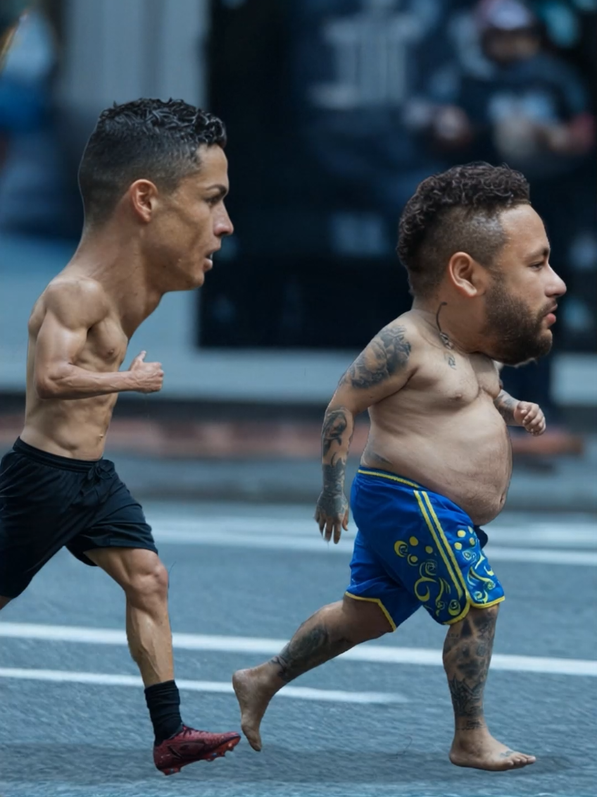 Papai Cris leva MiniNey para academia #neymar #cristianoronaldo 
