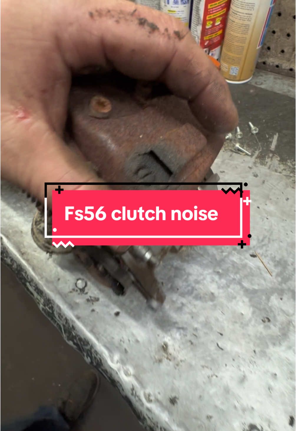 Fs56 common clutch noise fixed #keepwrenching🔧🤙 #mechanic #mechaniclife #mechanicsoftiktok #stihl #clutch #noise #fixed #clean #service #fyp #viral #knowledge 
