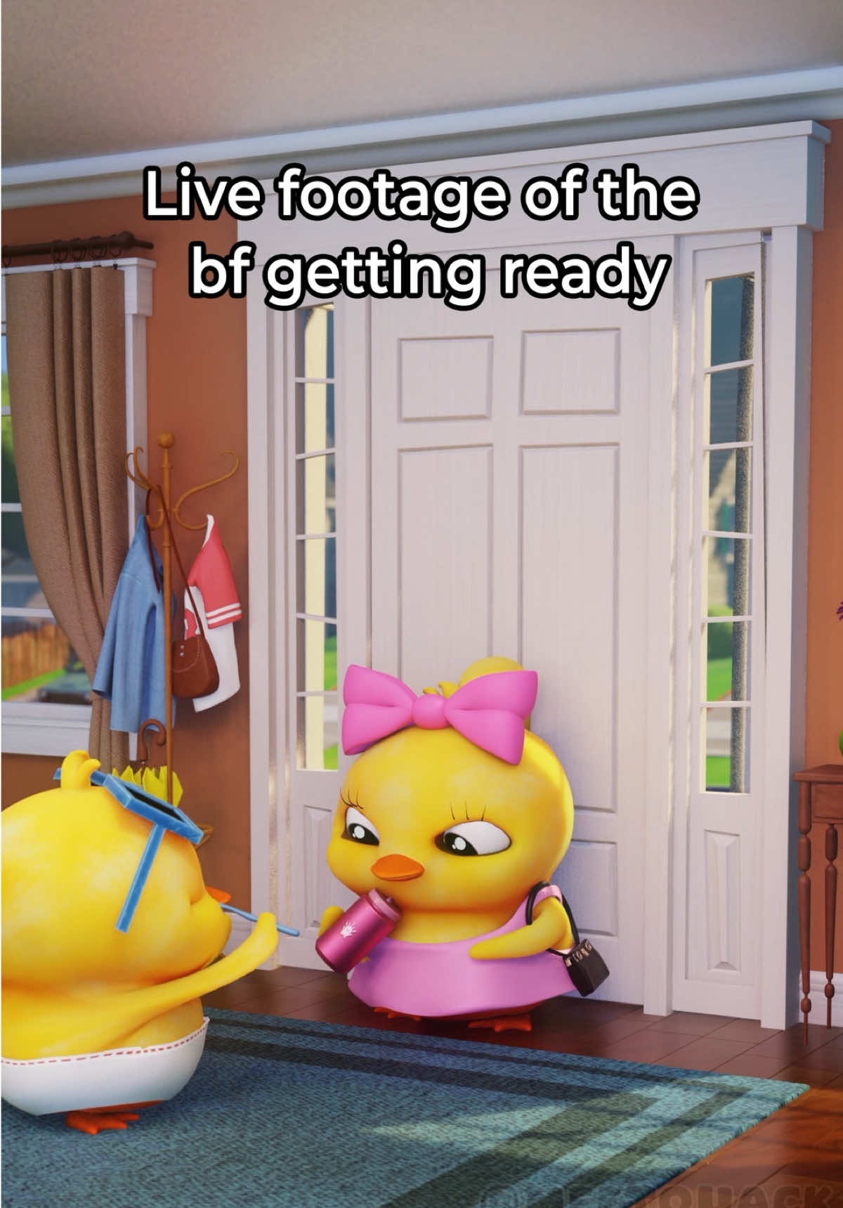 The reservation was 45 minutes ago  #quack #lola #beinglate #gettingready #happy #funny #relatable #relationships #animation #meetquack #fyp 